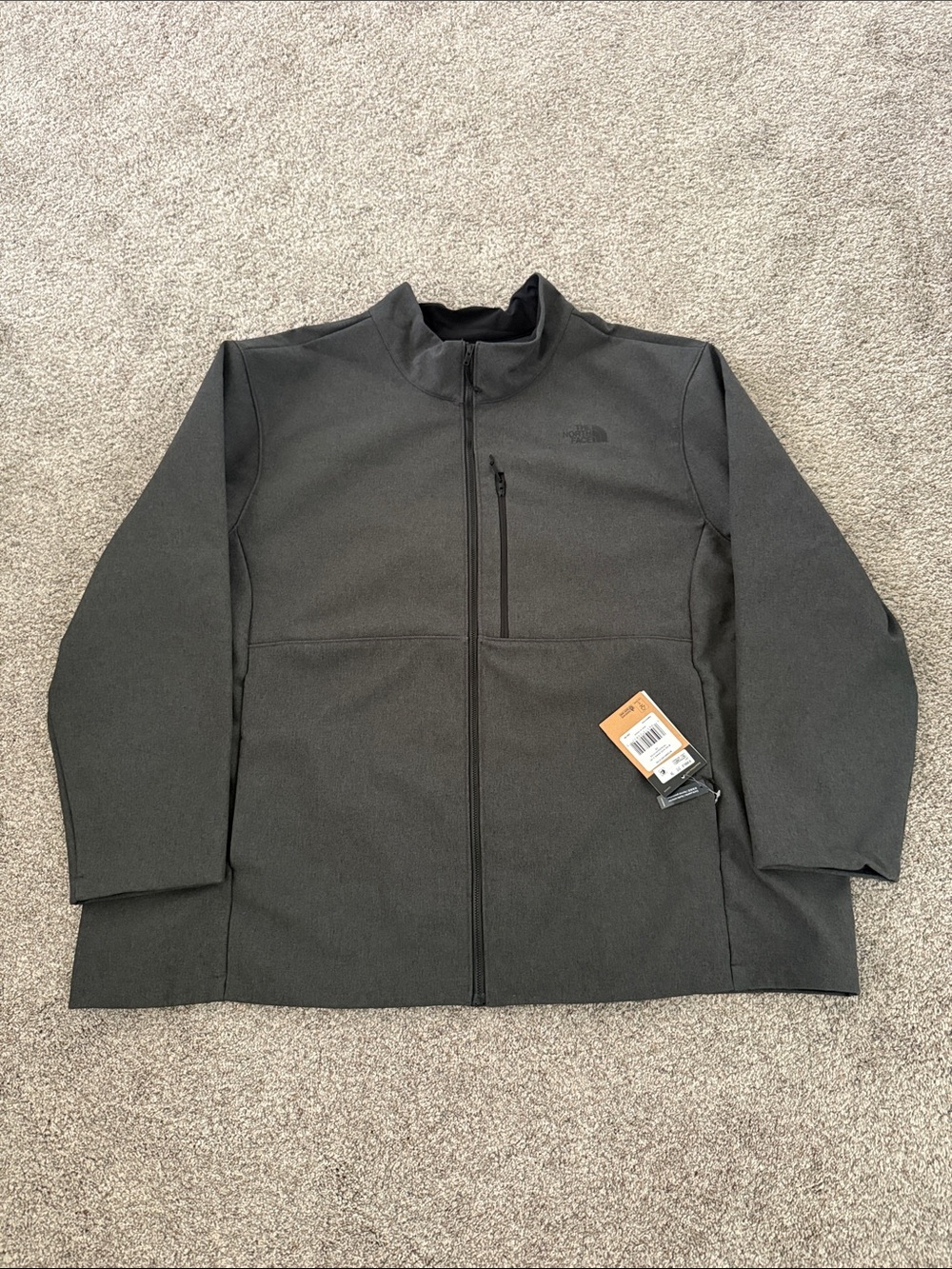The North Face Men's Big Apex Bionic 3 Jacket Gray 5X NEW